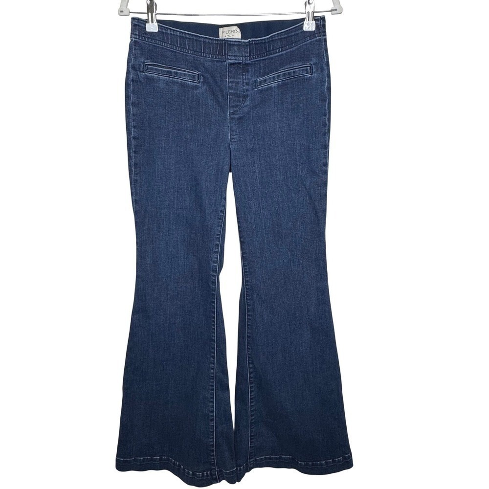 Pilcro Pull On‎ Flare Retro Wide Leg Jeans Size 28